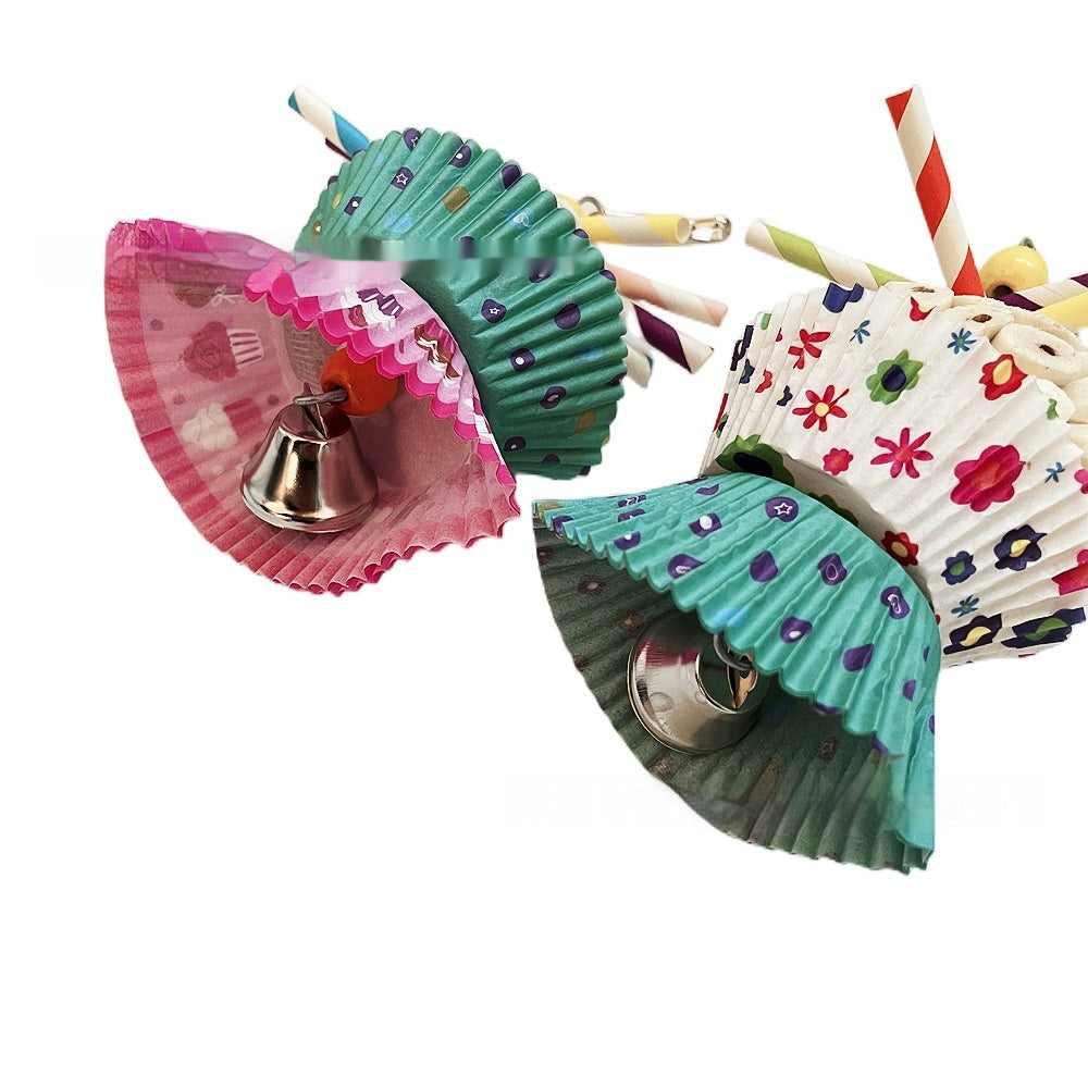 Parrot Toy Bird Edible Soft Ball Shredding Relieving Boredom