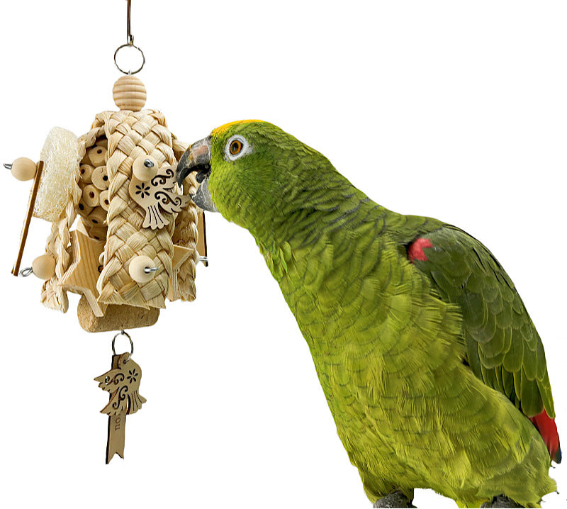 Parrot Natural Ricepaperplant Pith Ball Safety Plant Gnawing Molar