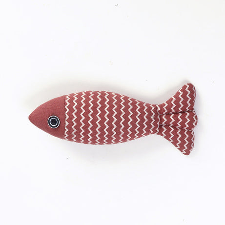 Cat Toy Funny Linen Fish Pillow Self-hey
