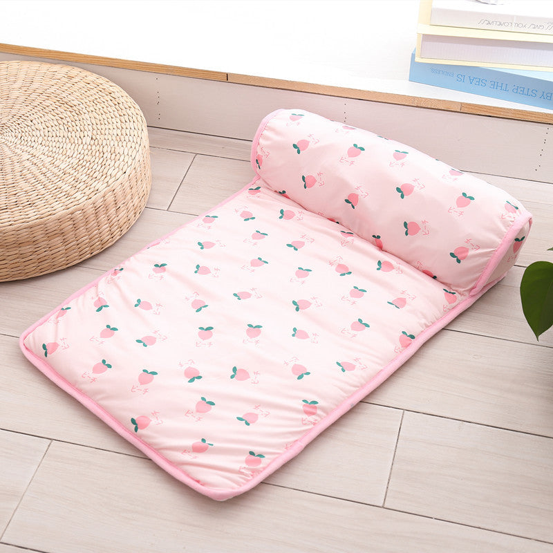 Cool Dog Mat Summer Pet Blanket Cooling Breathable Cat Bed Outdoor