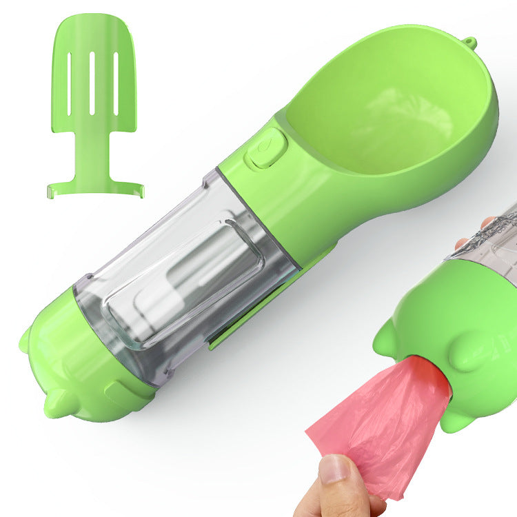 300 500ml Portable Multifunction Dog Water Bottle Food Feeder