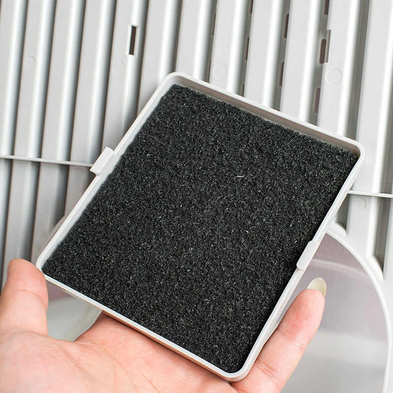 Pet Filter Cotton Activated Carbon Deodorant Closed Litter Box