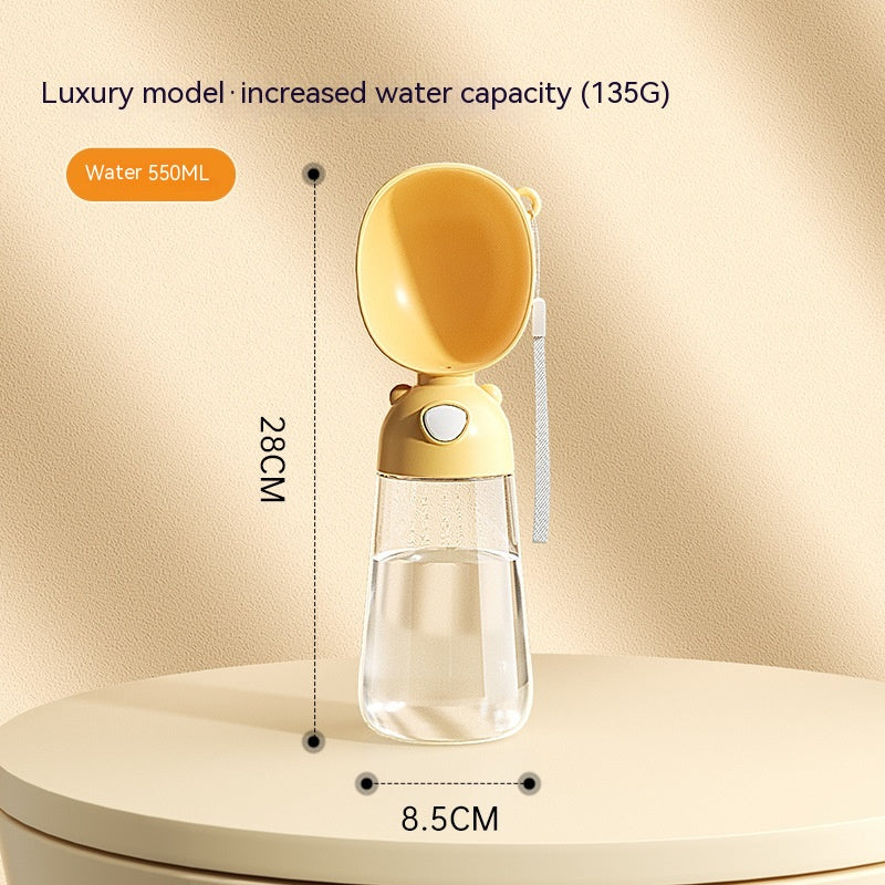 Portable Dog Water Bottle Food And Container For Pet Pets Feeder