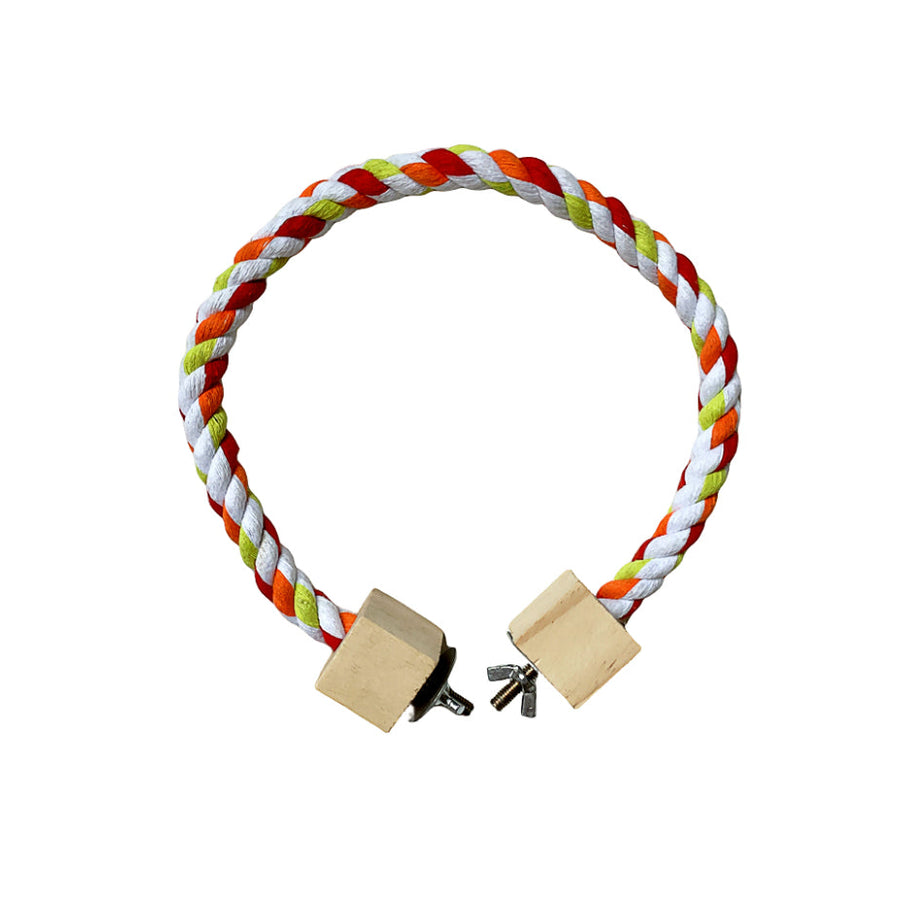 Parrot Climbing Rope Toy Bird Swing Rings