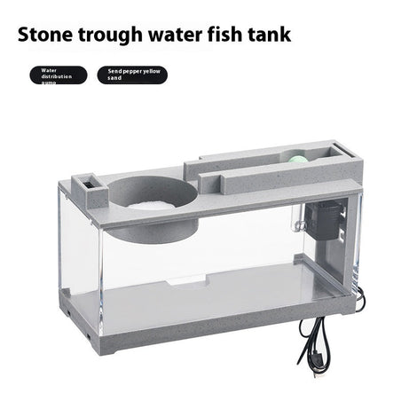 Micro Landscape Fish Tank Small Creative Filter Mute Water Flow