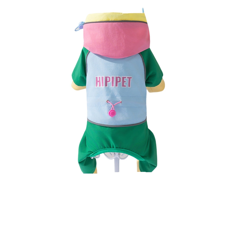 Waterproof 4-leg Dog Jumpsuit With Hood New Release Pet Outdoor