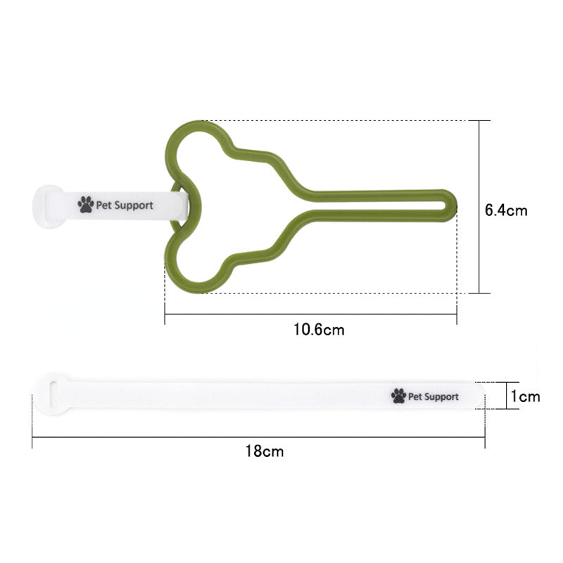 Pet Poop Bag Holder Hands-free Fixed Clip Dog Walking Cleaning