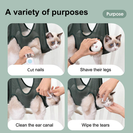 Pet Grooming Hammock Harness For Cats And Dogs Cat Sling
