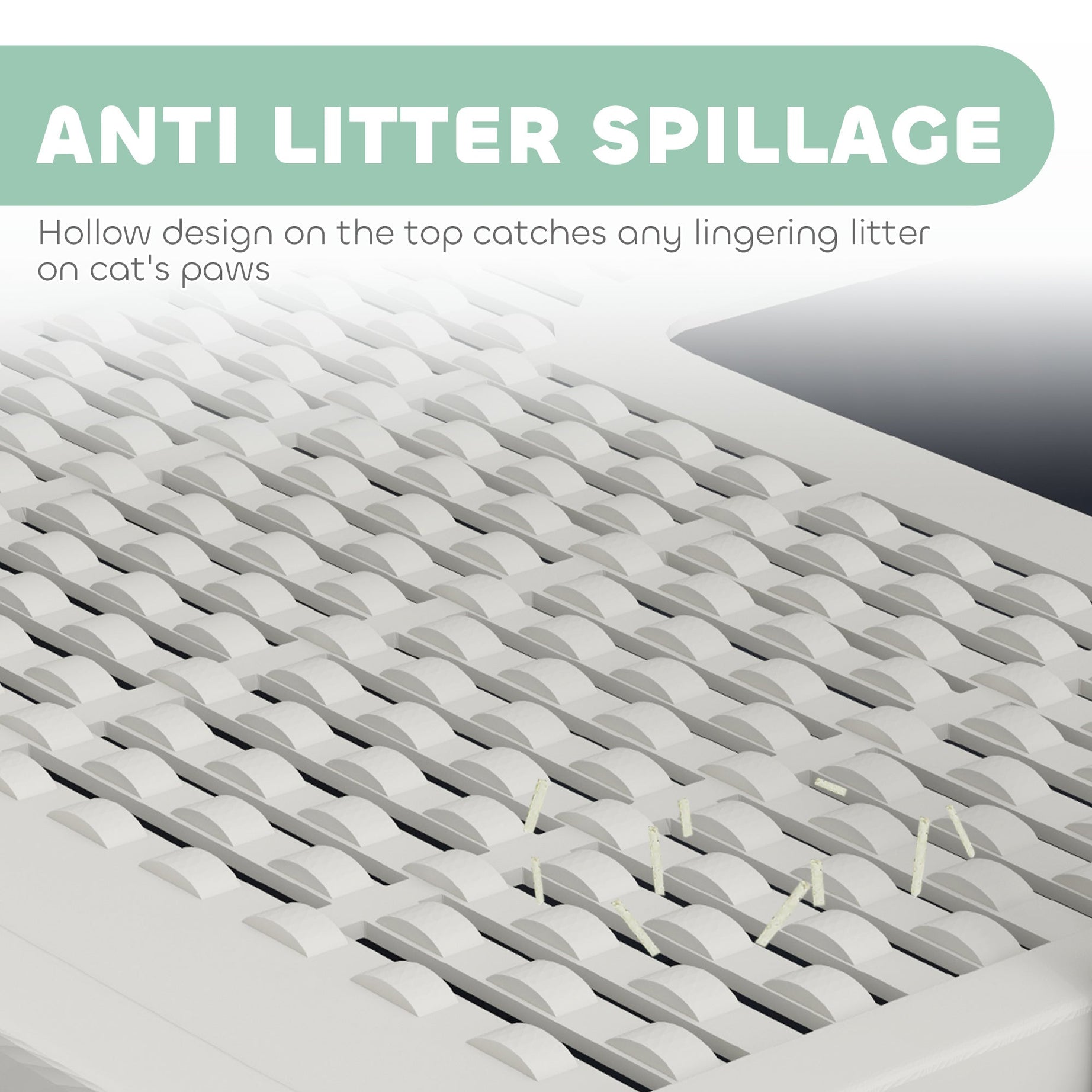 Cat Litter Box With Lid Scoop Front Entry And Top Exit For Large