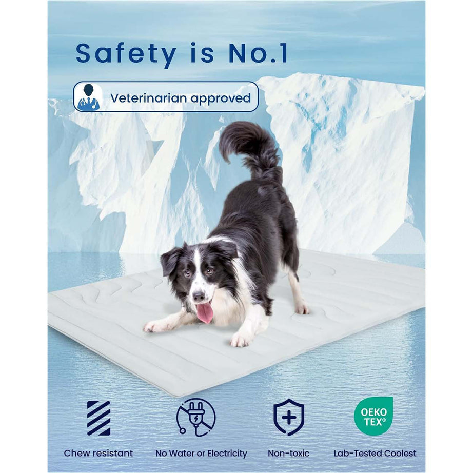 Pet Ice Mat Summer Dog Cat Cool Pad Mattress Heatstroke Prevention
