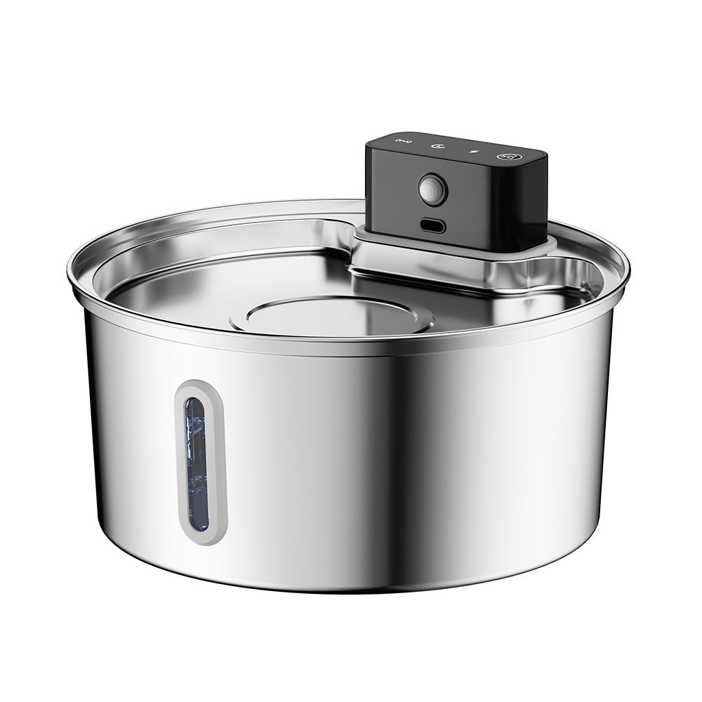 32l Pet Water Fountain Stainless Steel Automatic Induction Dispenser