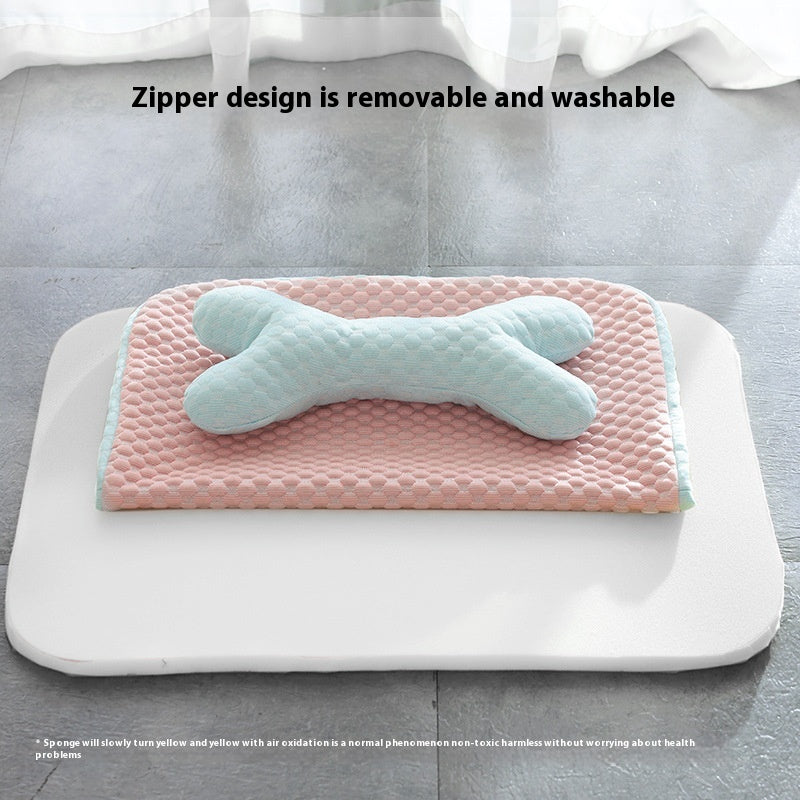 Dog Bed Breathable Cooling Spring Summer Pet Sleeping Mat For Small
