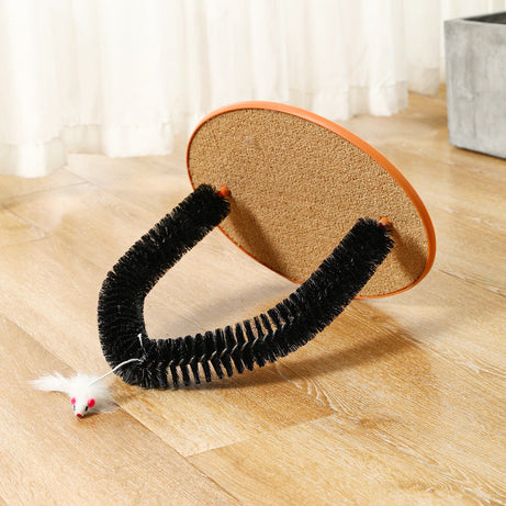Cat Hair Rub And Anti-itch Device Plastic Arch-shaped Brush