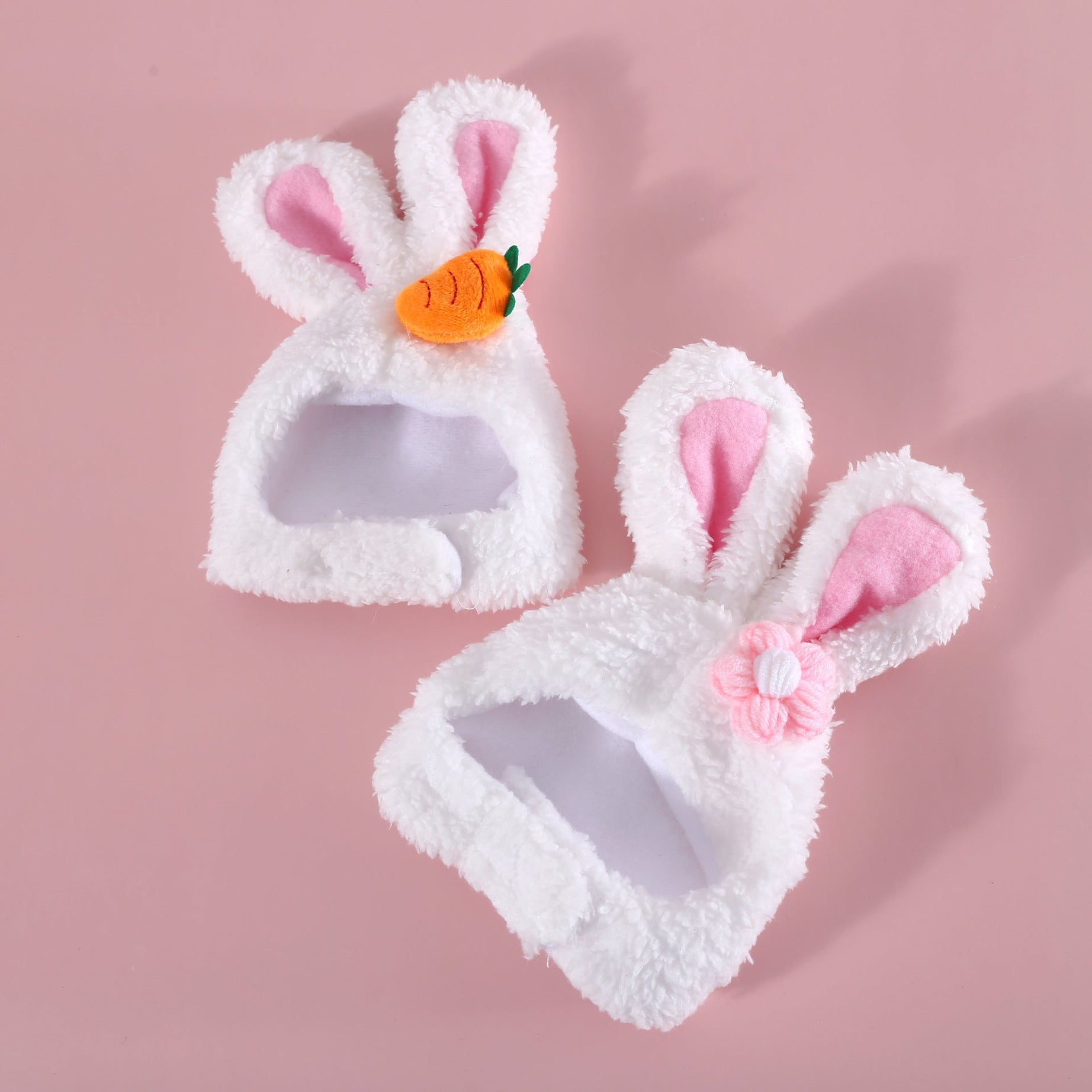 Plush Cartoon Cat Dog Rabbit Ears Cute Easter Decoration Hat Head