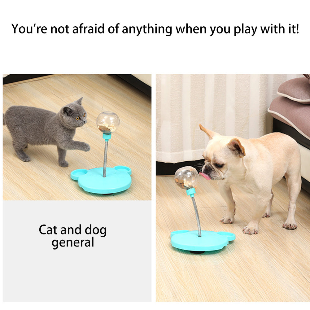Pet Feeder Cat Toy Pets Leaking Food Ball Self-playing Tumbler