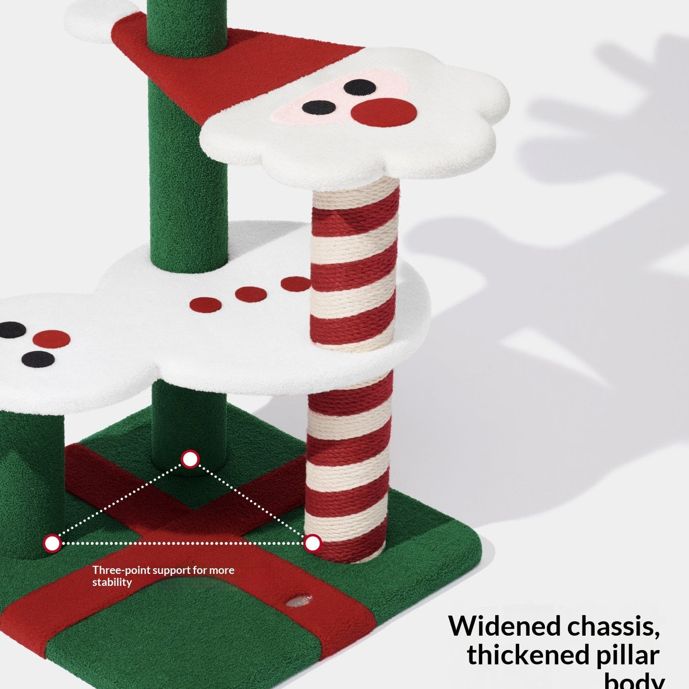 Wear-resistant Jute Rope Scratching Post Column Cat Tree