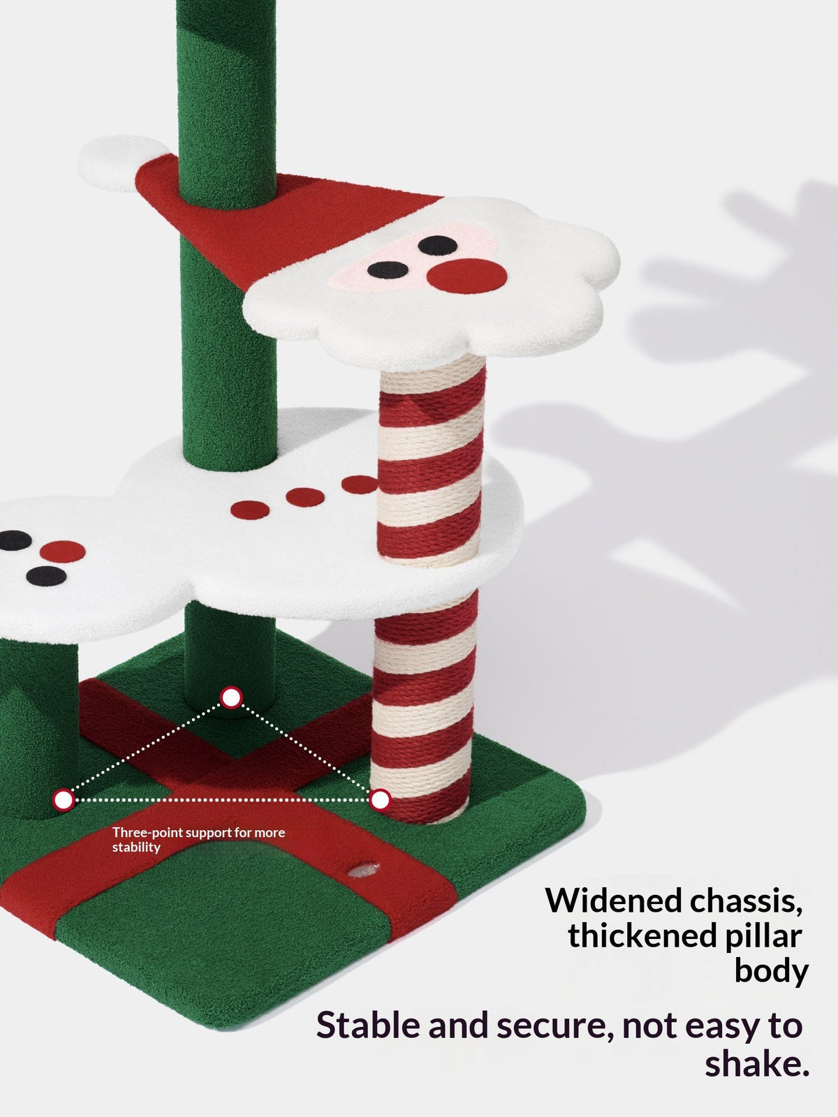 Wear-resistant Jute Rope Scratching Post Column Cat Tree