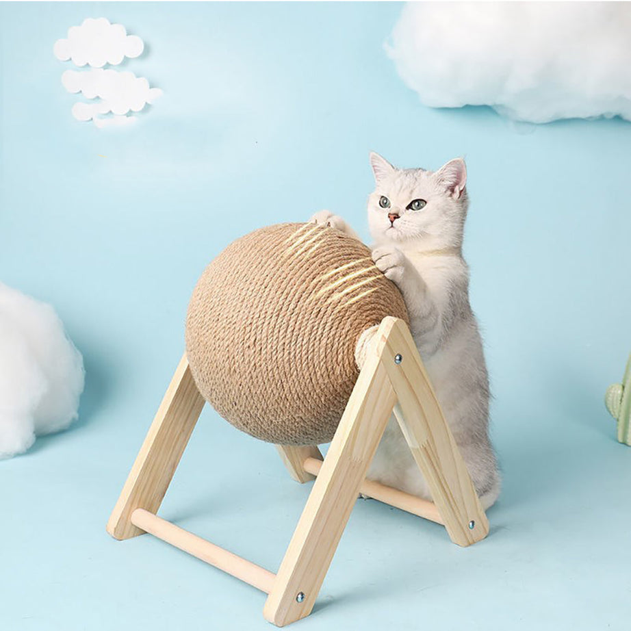 Professional Vertical Cat Toy Sisal Catching Ball