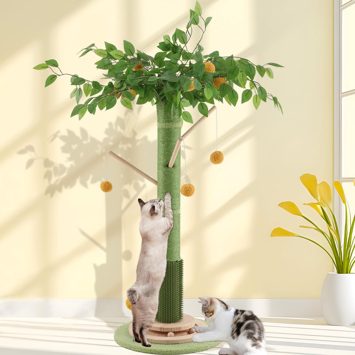 Cat Scratching Post Tall Scratcher Tree For Indoor Cats Adults