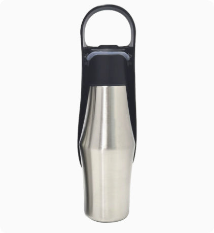 New Portable Pet Dog Water Bottle Soft Silicone Leaf Design