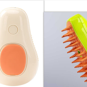Steamy Cat Brush Dog Grooming Comb Electric Self Cleaning Steam