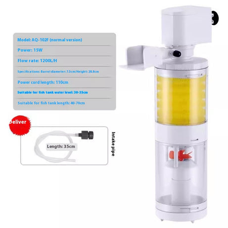 Fish Tank Built-in Filter Three-in-one Suction Wall-hung Urinal