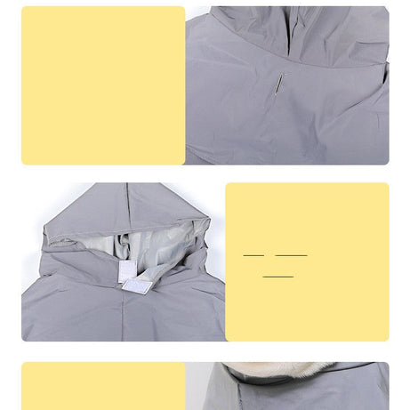Pet Raincoat Reflective Night Walk