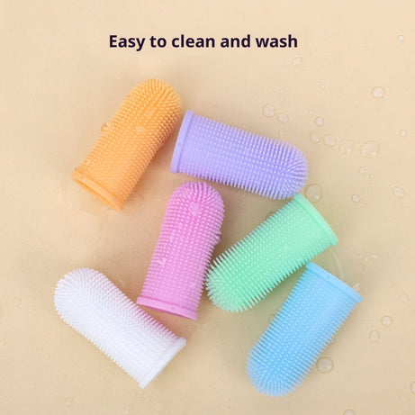 360-degree Pet Toothbrush Rubber Finger Cap