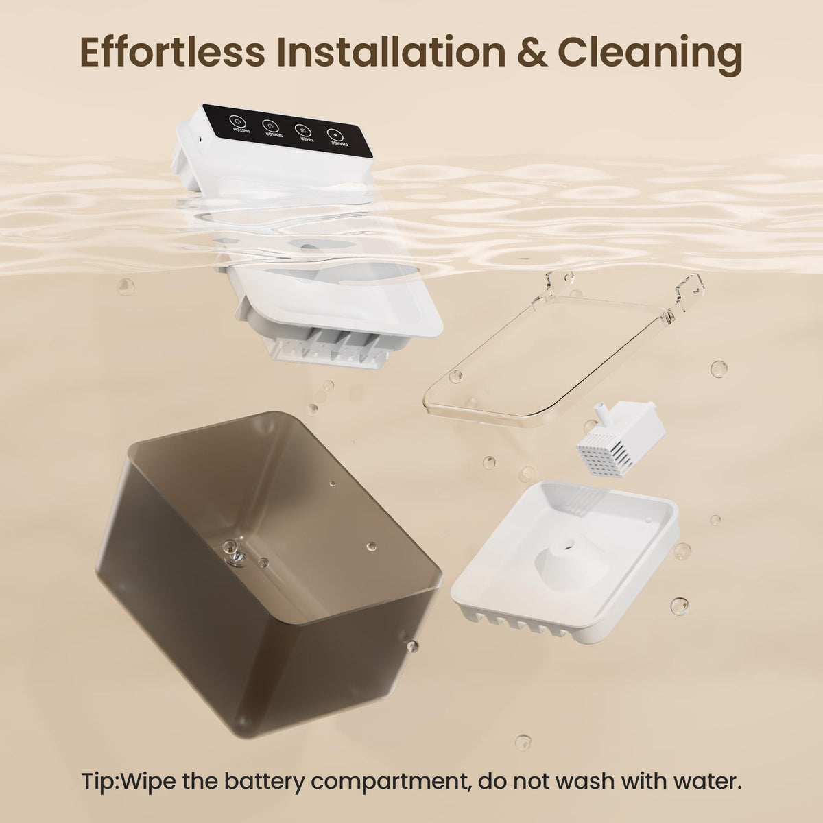 Wired Automatic Pet Fountain Dog Water Dispenser Sensing Function