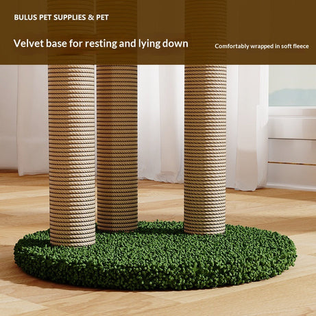 Cat Scratching Post Climbing Frame Hemp Rope Board Vertical