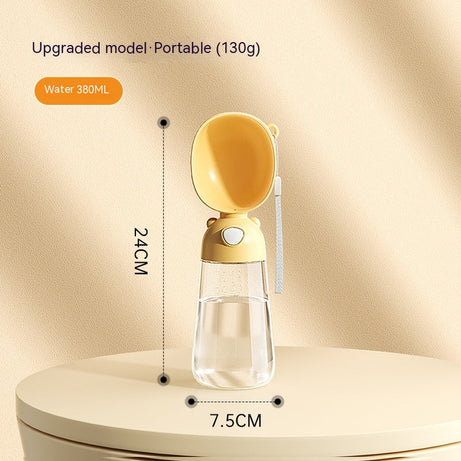 Portable Dog Water Bottle Food And Container For Pet Pets Feeder