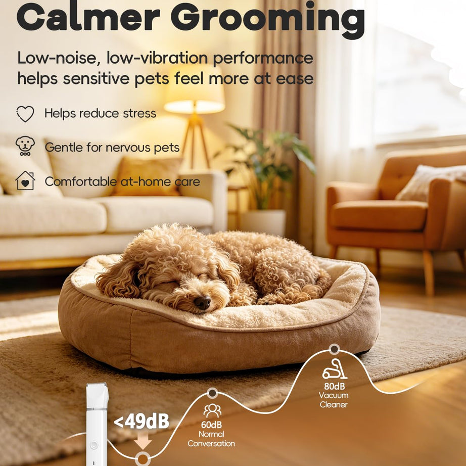Dog Clippers Grooming Kit Hair Clipper-low Noise Paw Trimmer