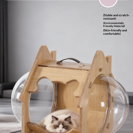 Transparent Capsule Extra-large Bed Multi-functional Scratching