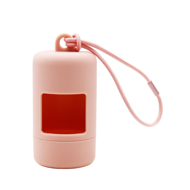Portable Pvc Poop Bag Dispenser Dog Waste Holder