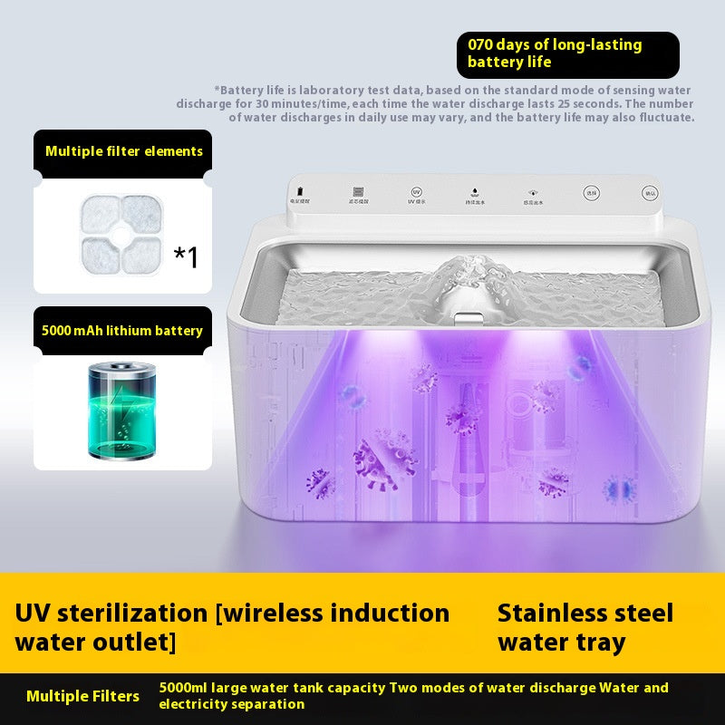 Cat Water Fountain Constant Temperature Heating Automatic