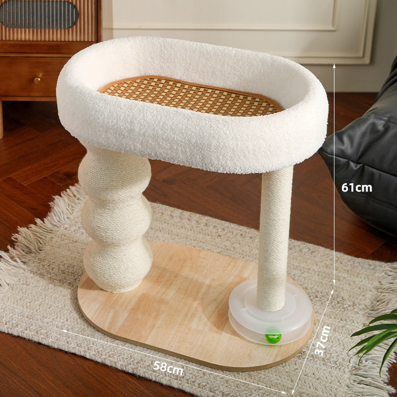 Small Space-saving Tree Sisal Scratching Post Cat Climbing Frame