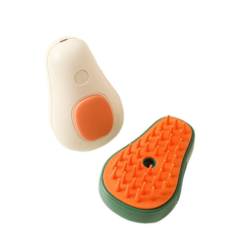 Steamy Cat Brush Dog Grooming Comb Electric Self Cleaning Steam