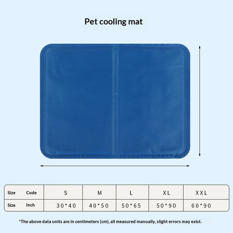 Water-wave-pattern Pet Gel-sponge Cooling Mat