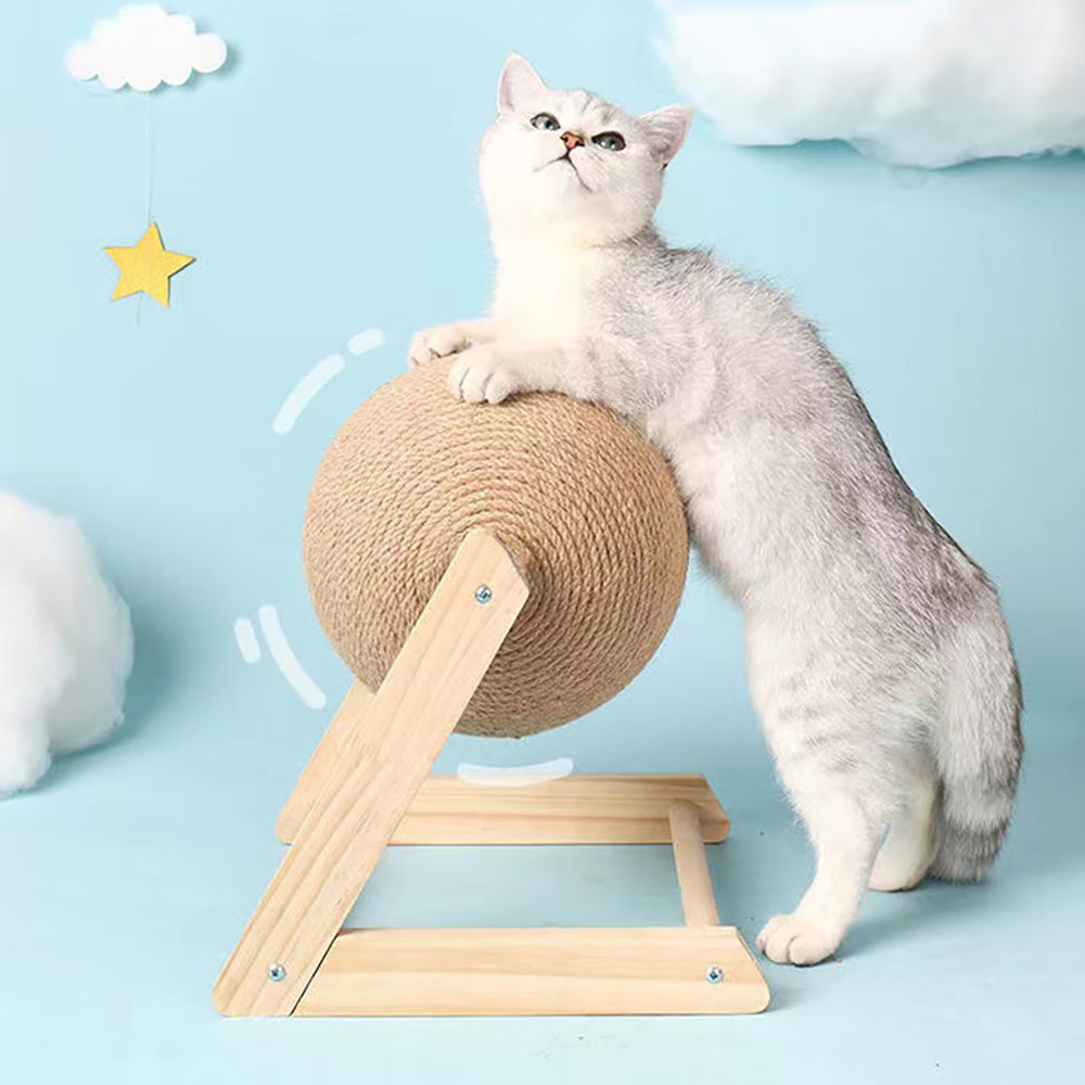 Professional Vertical Cat Toy Sisal Catching Ball