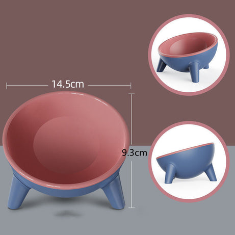 Cat Dog Bowl With Stand Pet Feeding Food Bowls Dogs Bunny Rabbit