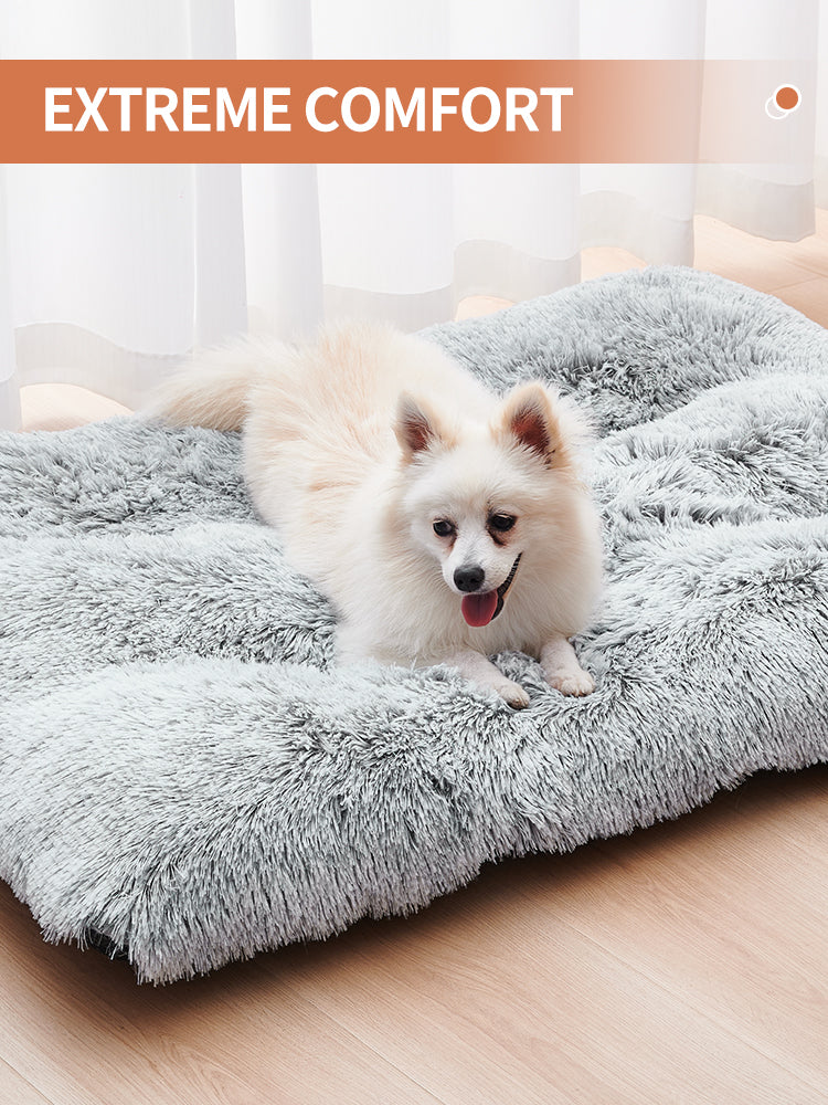 Dog Bed Mats Washable Large Sofa Portable Pet Kennel Long Plush