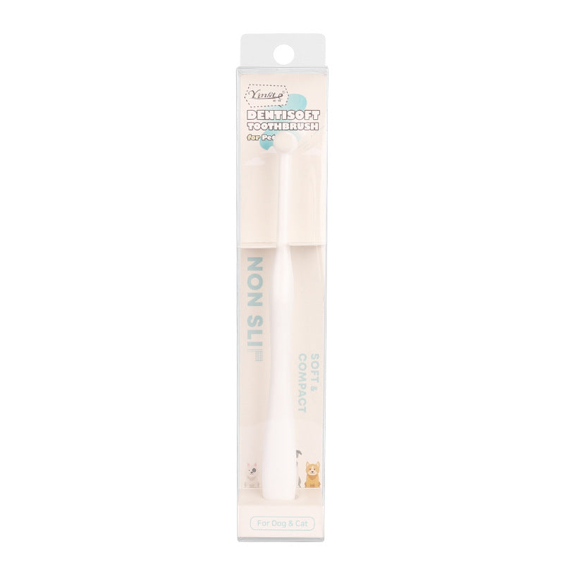 Pet Dog Fashion Cleaning Toothbrush Set (Beef & Vanilla)
