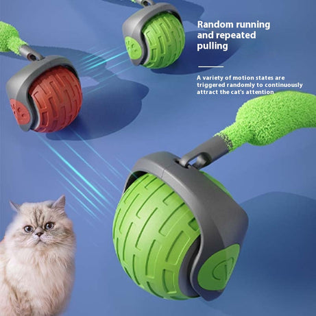 New Interactive Cat Toys Ball Auto Electric Rolling For Kitty Pets