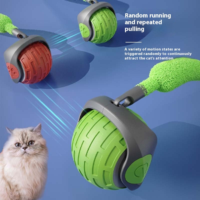 New Interactive Cat Toys Ball Auto Electric Rolling For Kitty Pets