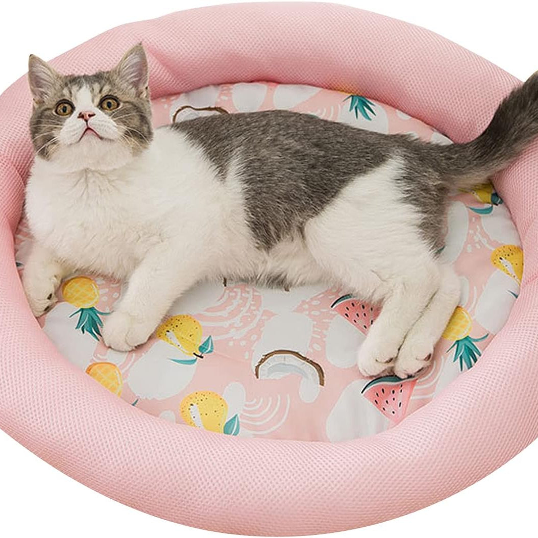 Cooling Dog Bed Soft Summer Ice Pet Pad Cushion For Small Sleeping