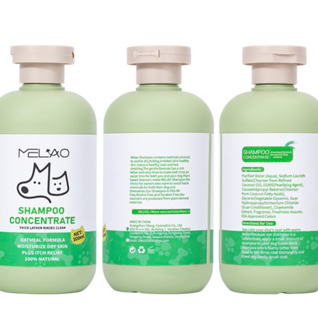 Natural Pet Oatmeal Shampoo With Coconut Chamomile Moisturizes Skin