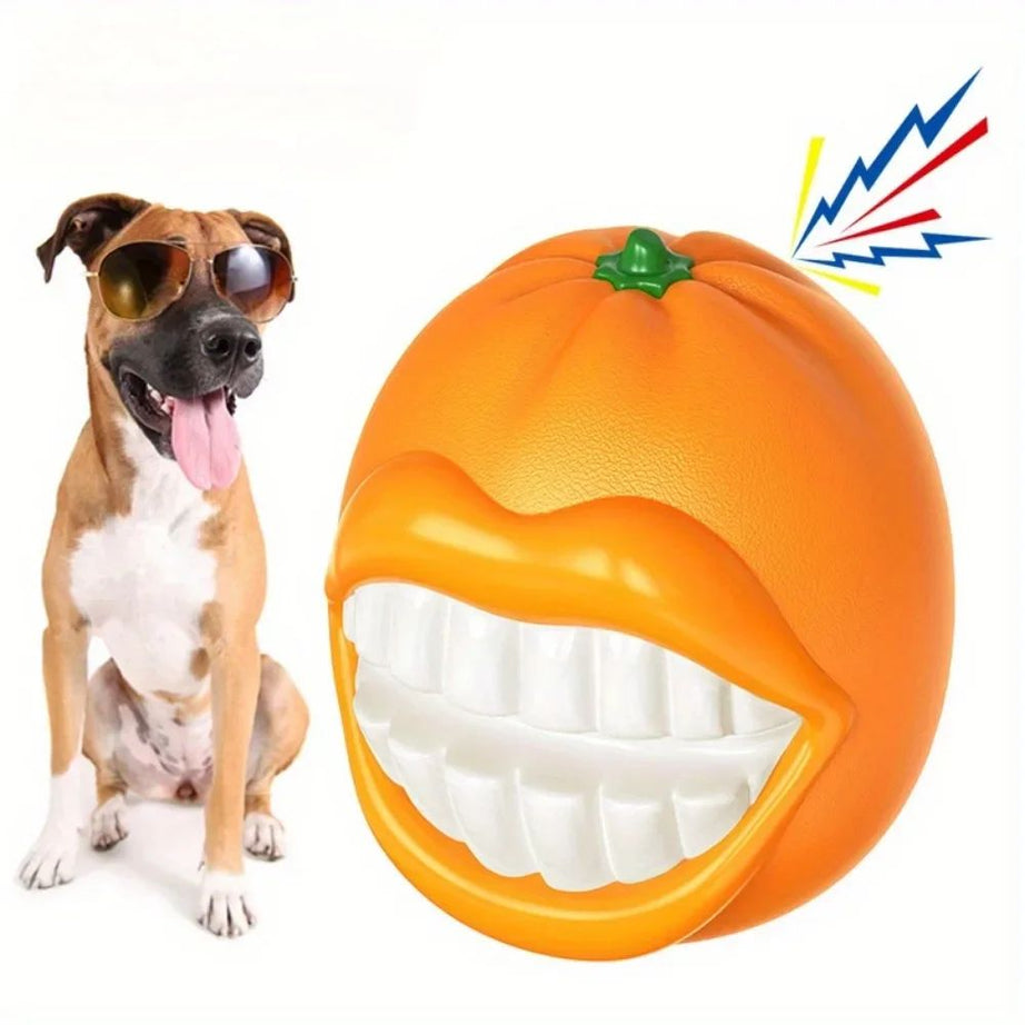 Pet Products New Sound Grinding Ball Dog Toothbrush