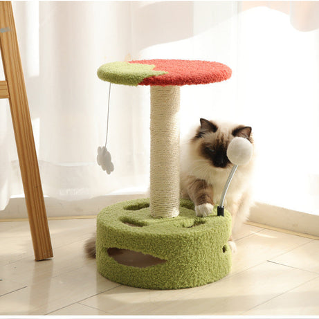 Kitten Cat Climbing Frame Small Scratching Post Sisal Board
