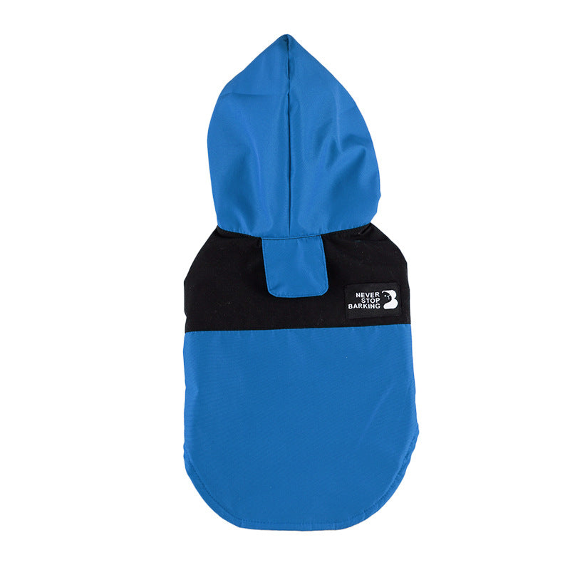 Color Contrast Patchwork New Dog Raincoat