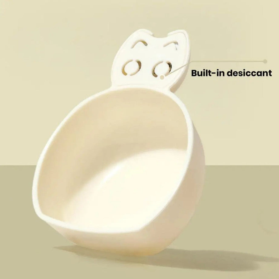 Pet Food Scoop Plastic Grain Spoon Multifunctional Timed
